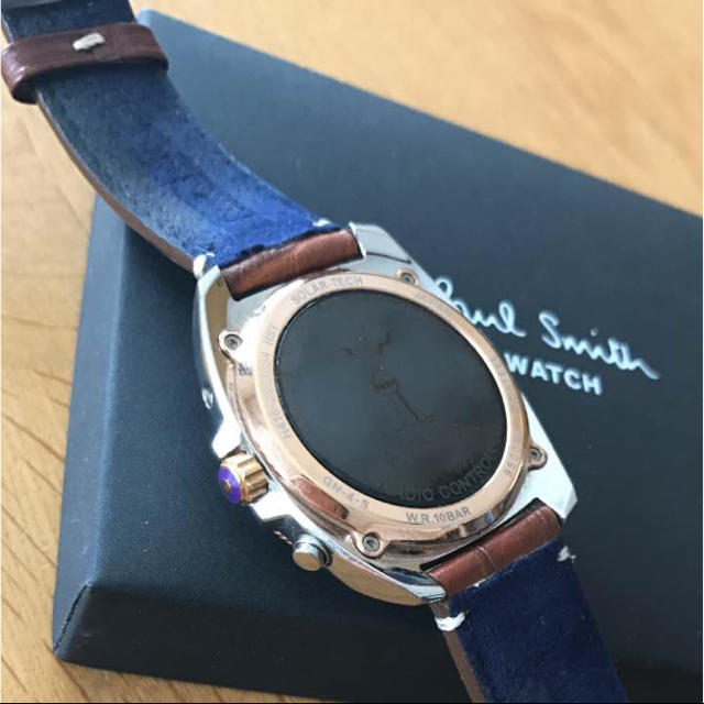 中古☆Paul Smith ポールスミス 電波時計 ソーラー