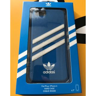 アディダス(adidas)のadidas iPhone6ケース 青(iPhoneケース)