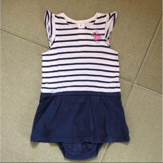 ギャップ(GAP)のGAP ボーダー ワンピース 80 12-18m ユニクロ 無印良品(ワンピース)