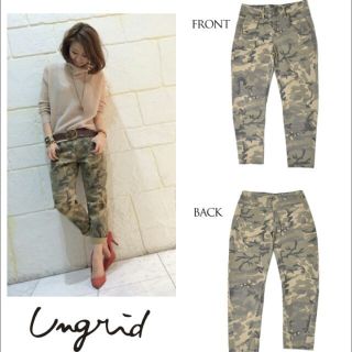 アングリッド(Ungrid)のカモフラサルエルパンツ(サルエルパンツ)