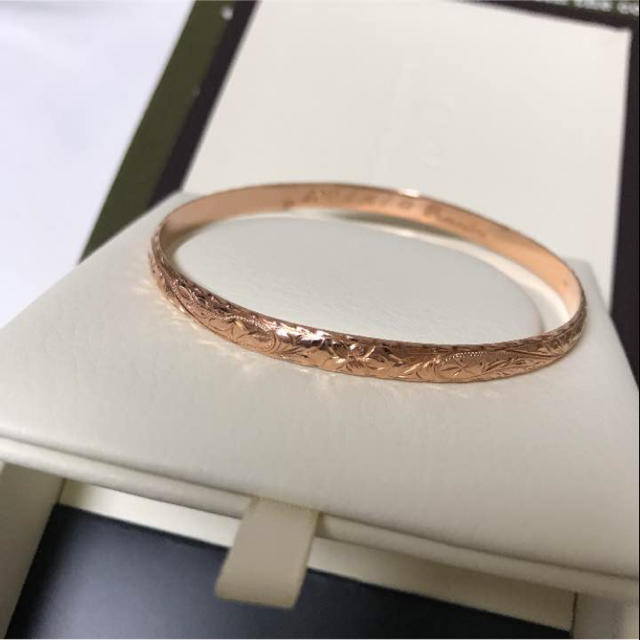 期間限定特価】 ハワイアンジュエリー 高級バングル 14k ブレスレット