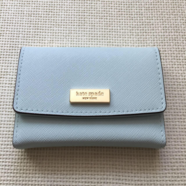 kate spade new york(ケイトスペードニューヨーク)のこさりん様専用 Kate Spade♠︎カードケース/名刺入れ ミントブルー レディースのファッション小物(名刺入れ/定期入れ)の商品写真