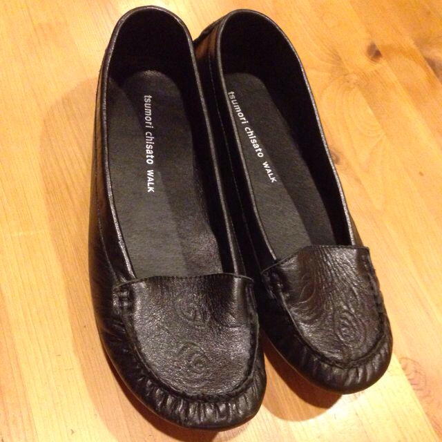 TSUMORI CHISATO(ツモリチサト)のツモリチサト天然皮革ペタンコパンプス レディースの靴/シューズ(ハイヒール/パンプス)の商品写真