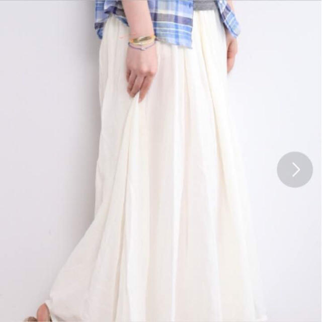 BEAMS(ビームス)のBEAMS スカート 白 サイズＳ～XL マキシ ロング ワイドパンツ ガウチョ レディースのスカート(ロングスカート)の商品写真