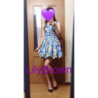 リリーブラウン(Lily Brown)のLilyBrown ワンピース(ミニワンピース)