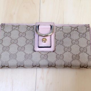 グッチ(Gucci)の値下げします♡本物☆GUCCI☆グッチ☆長財布☆ピンク(長財布)