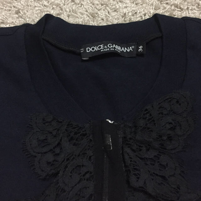 DOLCE&GABBANA(ドルチェアンドガッバーナ)のDOLCE&GABBANA ドルチェ&ガッバーナ レース トップス Ｔシャツ レディースのトップス(Tシャツ(半袖/袖なし))の商品写真