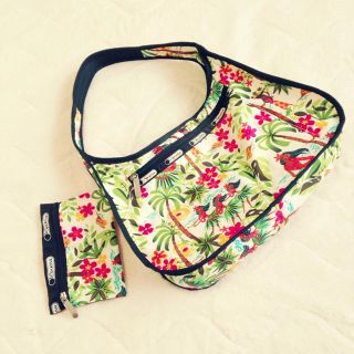 レスポートサック(LeSportsac)のレスポ ハワイ限定柄バッグ×ポーチ(ショルダーバッグ)