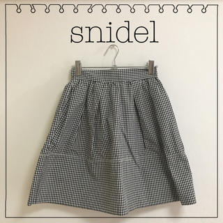 スナイデル(SNIDEL)のスナイデル♡ギンガムチェックスカート(ひざ丈スカート)
