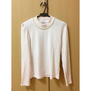 バイバイ(ByeBye)の♡パール タートルネック リブニット トップス♡(カットソー(長袖/七分))