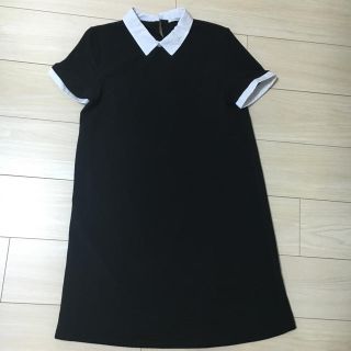 ザラ(ZARA)のzara 襟付きワンピース(ミニワンピース)