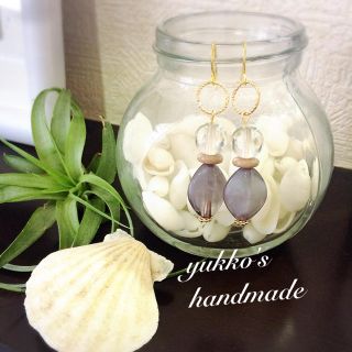 ハンドメイド♡大ぶりピアス(ピアス)