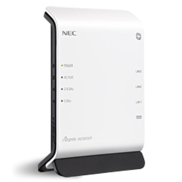 NEC(エヌイーシー)のNEC＊新品ホームルーター スマホ/家電/カメラのPC/タブレット(PC周辺機器)の商品写真
