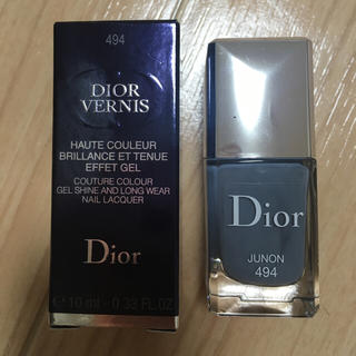 ディオール(Dior)の美品 ディオール ヴェルニ エナメル ネイル マニキュア グレー ブルー 水色(マニキュア)