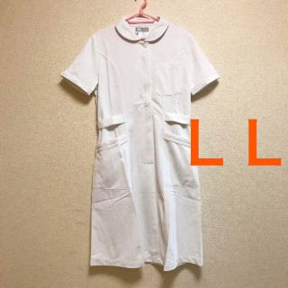 本物ナース服 LL 2L no.3 ワンピース 白 ホワイト(その他)