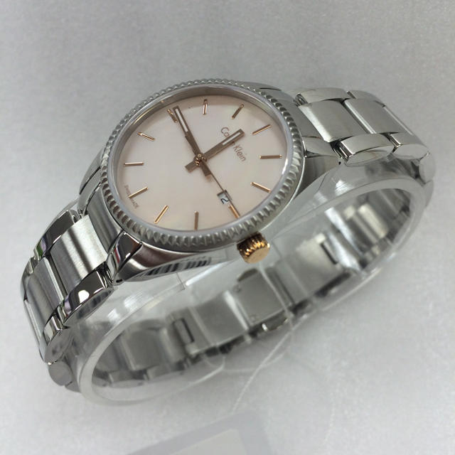 Calvin Klein(カルバンクライン)の新品 CK レディース 腕時計 K5R33B4H 美しいピンクシェル レディースのファッション小物(腕時計)の商品写真
