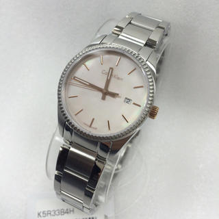 カルバンクライン(Calvin Klein)の新品 CK レディース 腕時計 K5R33B4H 美しいピンクシェル(腕時計)