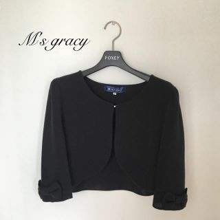 エムズグレイシー(M'S GRACY)のエムズグレイシー♡七分袖 ボレロ♡おリボン(ボレロ)