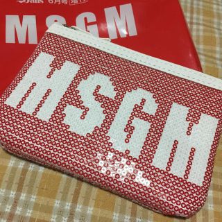 エムエスジイエム(MSGM)の25ans MSGM スパンコールポーチ(ポーチ)