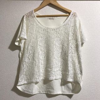 オンザカウチ(on the couch)の美品 レース トップス(カットソー(半袖/袖なし))