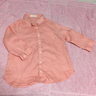 ショコラフィネローブ(chocol raffine robe)の【chocolate raffine】ピンクシャツ(シャツ/ブラウス(長袖/七分))