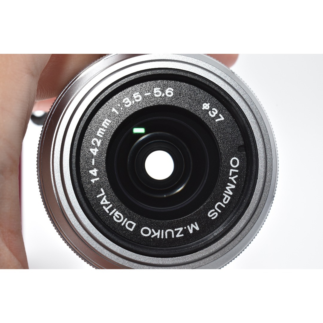 オリンパス OLYMPUS PEN E-PL1S レッド レンズキット スマホ/家電/カメラのカメラ(ミラーレス一眼)の商品写真