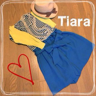 ティアラ(tiara)のTiara♡リボン付きキュロット(キュロット)