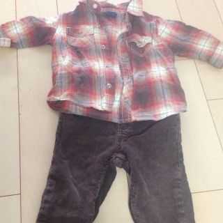 ベビーギャップ(babyGAP)のBABY GAPコーデュロイパンツ80(その他)