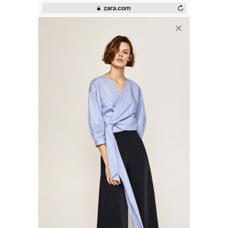 ザラ(ZARA)のクロスオーバーシャツ(ZARA)(シャツ/ブラウス(長袖/七分))