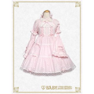 ベイビーザスターズシャインブライト(BABY,THE STARS SHINE BRIGHT)の新品！ baby the stars 下妻物語 はわせドール ピンク ワンピース(ひざ丈ワンピース)