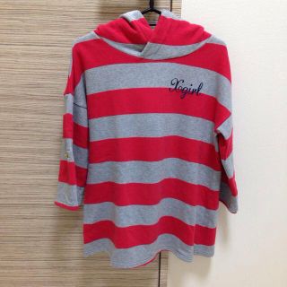 エックスガール(X-girl)のXgirl パーカー☆ size1(パーカー)