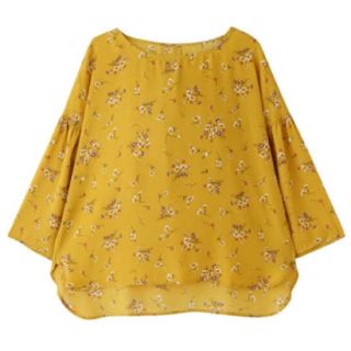 グレイル(GRL)の新品♡花柄ブラウス(シャツ/ブラウス(長袖/七分))