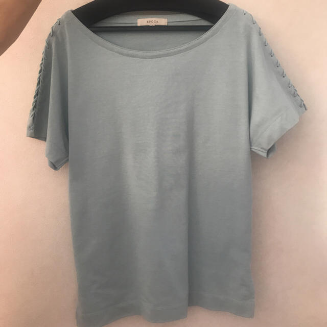 EPOCA(エポカ)のEPOCA 水色 Tシャツ レディースのトップス(Tシャツ(半袖/袖なし))の商品写真