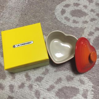 ルクルーゼ(LE CREUSET)の新品♡ル・クルーゼ♡ハート型♡ラムカン ダムール(食器)