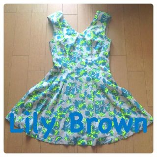 リリーブラウン(Lily Brown)のXラインワンピース♡(ミニワンピース)