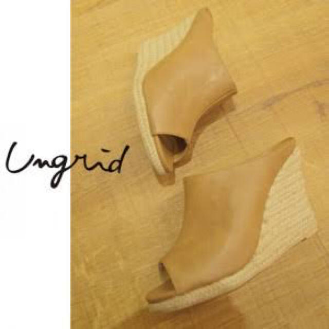 Ungrid(アングリッド)の♡MERU様専用♡ Ungrid ＊ジュートウェッジサンダル＊ レディースの靴/シューズ(サンダル)の商品写真