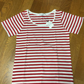 赤白ボーダーTシャツ 新品(Tシャツ(半袖/袖なし))