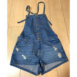 ザラ(ZARA)の【ma_a_さま専用】ZARA デニムサロペット(サロペット/オーバーオール)