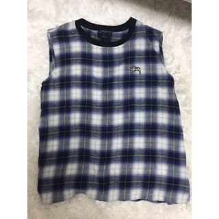 ステューシー(STUSSY)のstussywomen ノースリーブチェック(Tシャツ(半袖/袖なし))