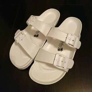 ビルケンシュトック(BIRKENSTOCK)のビルケンシュトック風 EVAサンダル 37 ホワイト(サンダル)