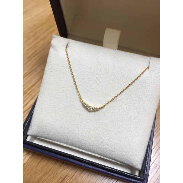 アクセサリーヴァンドーム青山 18k ダイヤリュールネックレス