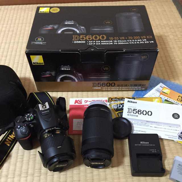 Nikon - Nikon D5600 ダブルズームキットの通販 by プルメリアshop｜ニコンならラクマ