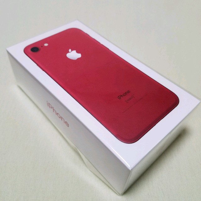 simフリー★新品未使用 ドコモ iphone7 128GB レッド 制限○スマートフォン本体