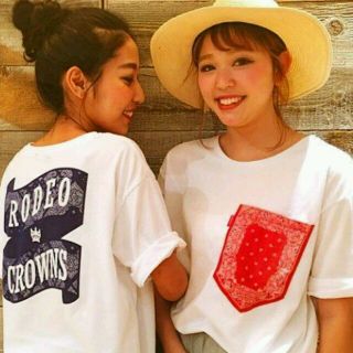 ロデオクラウンズ(RODEO CROWNS)の新品✩RODEO CROWNS*RCWB*RCSリボロゴビッグTシャツ(Tシャツ(半袖/袖なし))