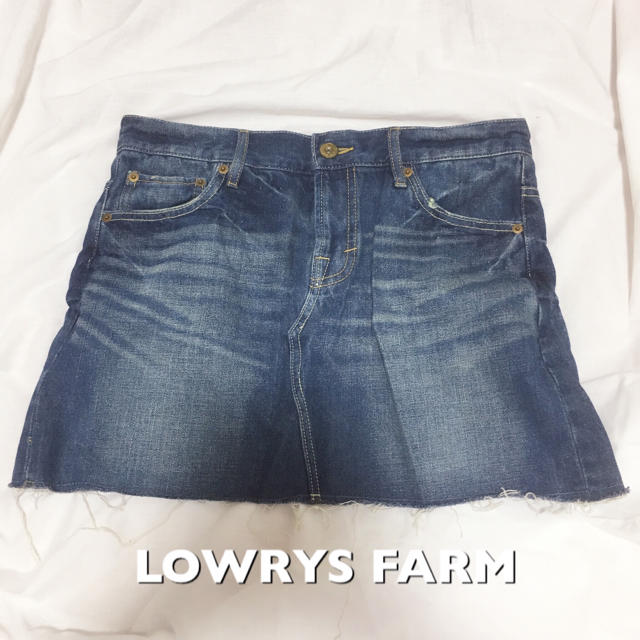 LOWRYS FARM(ローリーズファーム)のローリーズファーム デニムスカート ミニスカート デニム Lサイズ レディースのスカート(ミニスカート)の商品写真