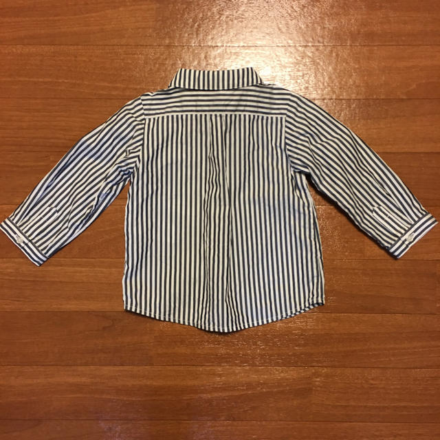 BURBERRY(バーバリー)のBURBERRY 長袖 シャツ ストライプ 80 キッズ/ベビー/マタニティのベビー服(~85cm)(シャツ/カットソー)の商品写真