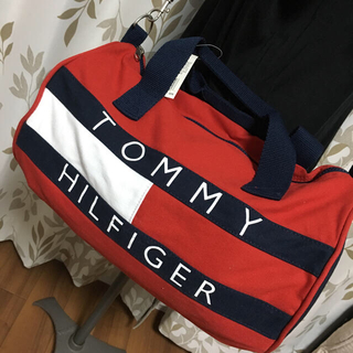 トミーヒルフィガー(TOMMY HILFIGER)のTOMMY FILHIGER☆新品タグ付き ♪格安‼︎廃盤品ミニボストン♪(ボストンバッグ)