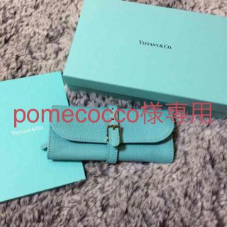 ティファニー(Tiffany & Co.)の一度のみ使用☆ティファニー☆ジュエリーケース ロール  指輪 おまけ付(ネックレス)