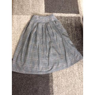 マウジー(moussy)の格安売り切り！moussy☆新品タグ無し♪チェック柄ロング丈スカート サイズ1(ロングスカート)