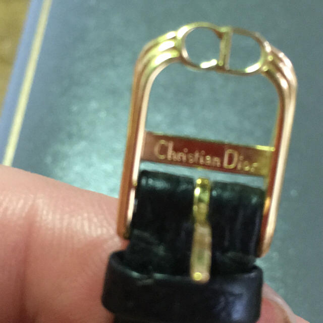 【海外限定】 純正 - Dior Christian Christian レディース ムーン ブラック Dior☆バギラ 腕時計